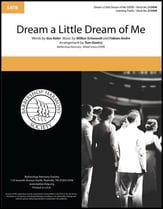 Dream a Little Dream of Me SATB choral sheet music cover